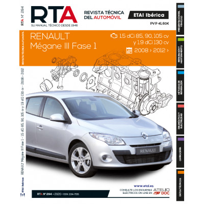 Documentación técnica RTA 294 MEGANE III FASE 1 (2008 -2012)