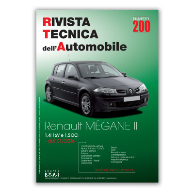 Manuale di Riparazione RTA 200 RENAULT MEGANE II fase 1 et 2 (2006 - 2009)