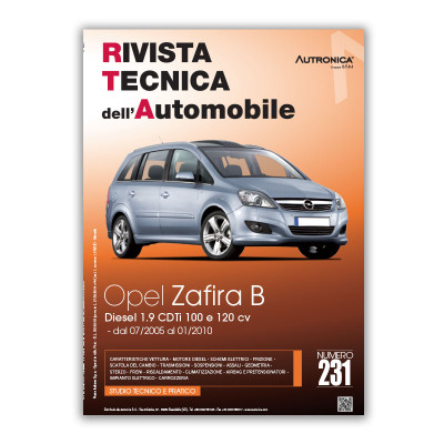Manuale di Riparazione RTA 231 OPEL ZAFIRA II (B) (2005 - 2014)