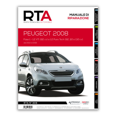 Manuale di Riparazione RTA 306 PEUGEOT 2008 fase 1 (2013 - 2016)