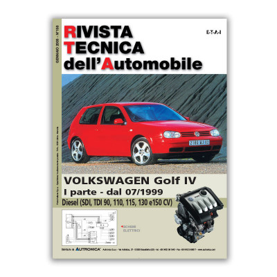 Manuale di Riparazione RTA 158 VOLKSWAGEN GOLF IV (1J) (1998 - 2004) - Diesel