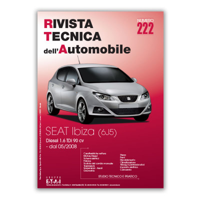 Manuale di Riparazione RTA 222 SEAT IBIZA (2008 -2012) - Diesel