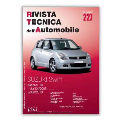 Manuale di Riparazione RTA 227 SUZUKI-SANTANA SWIFT III (2005 - 2011)