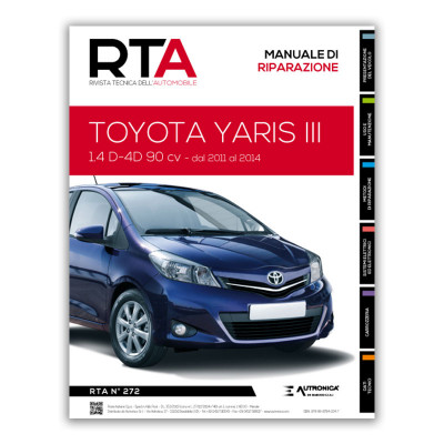 Manuale di Riparazione RTA 272 TOYOTA YARIS III fase 1 (2011 - 2015)