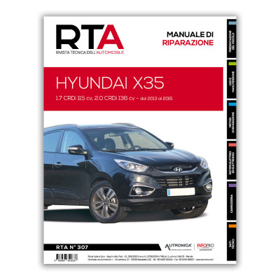 Manuale di Riparazione RTA 307 HYUNDAI IX35 fase 2 (2013 )