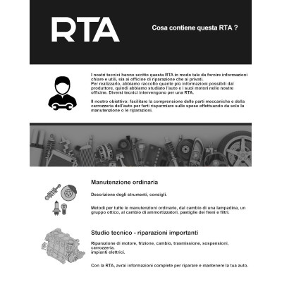 Manuale di Riparazione RTA 210 VOLKSWAGEN GOLF VI (2008 - 2013)