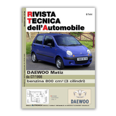 Manuale di Riparazione RTA 162 Daewoo Matiz 800 (1998 -2005)