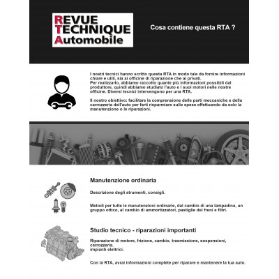 Manuale di Riparazione RTA 195 VOLVO V50/S40 II (2004 - 2012)