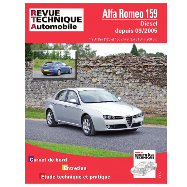 RTA B710.7 ALFA-ROMEO 159 (2005 à 2010)
