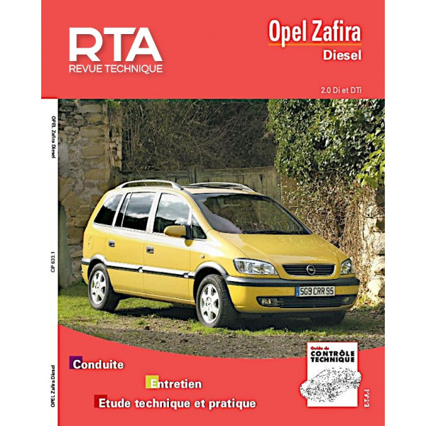 RTA 633 OPEL ZAFIRA I (A) (1999 à 2005)