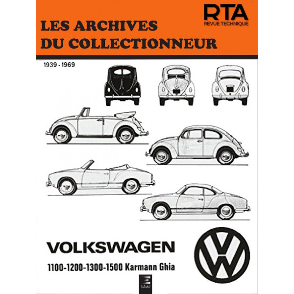 VOLKSWAGEN 1100 à 1500 Karmann Ghia - Les Archives du Collectionneur n°20