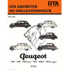 PEUGEOT 202, 302 et 402 (1936/1939) - Les Archives du Collectionneur n°9