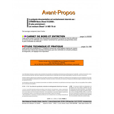 RTA B754.5 CITROEN NEMO (2008 à 2018)