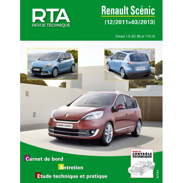 RTA B788.5 RENAULT SCENIC / GRAND SCENIC III PHASE 2 (2011 à 2013)