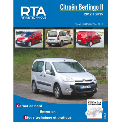 RTA B778.5 CITROEN BERLINGO II (B9) PHASE 2 (2012 à 2015)