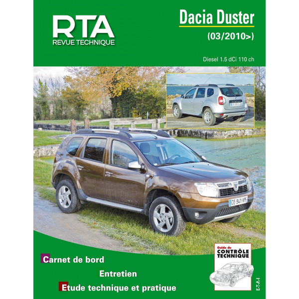 RTA B769 DACIA DUSTER PHASE 1 (2010 à 2013)