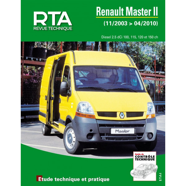 RTA B760 RENAULT MASTER II Phase 2 (2003 à 2010) - 2.5DCI