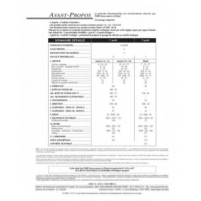 RTA 738 FORD FOCUS I (1998 à 2004)