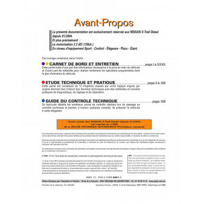 RTA 685 NISSAN X-TRAIL I (2004 à 2007)