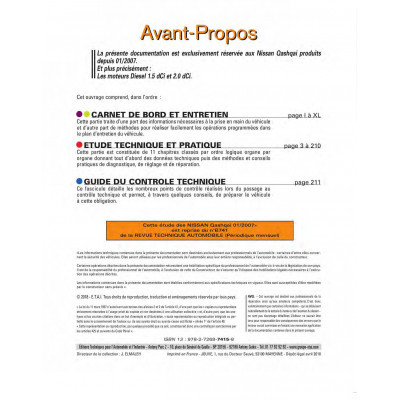 RTA B741.5 NISSAN QASHQAI I PHASE 1 (2008 à 2010)
