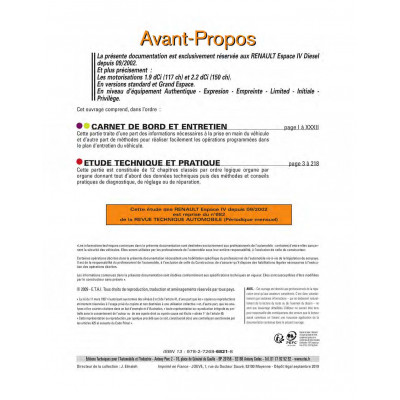 RTA 682 RENAULT ESPACE IV (2002 à 2006)
