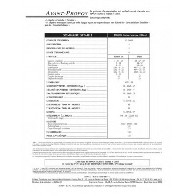 RTA 591 TOYOTA CARINA E III (1992 à 1997)
