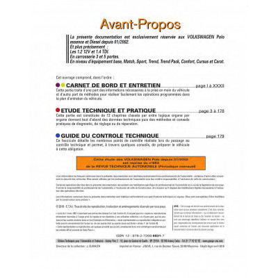 RTA 683 VOLKSWAGEN POLO IV (9N) (2002 à 2005)