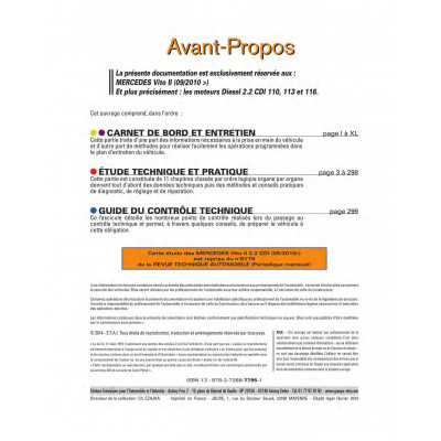 RTA B779.5 MERCEDES VITO II (639) PHASE 2 (2010 à 2017)