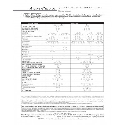 RTA 108 CITROEN XANTIA (1993 à 2001)
