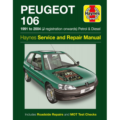 Peugeot 106 Petrol & Diesel (91 - 04) Haynes Repair Manual