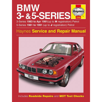 BMW 3- & 5-Series Petrol (81 - 91) Haynes Repair Manual
