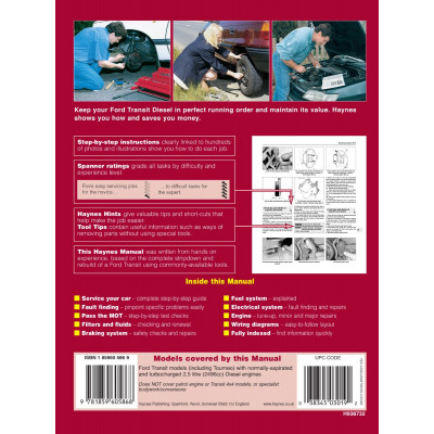 Ford Transit Diesel (Feb 86 - 99) Haynes Repair Manual