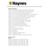 Peugeot 307 Petrol & Diesel (01 - 08) Haynes Repair Manual