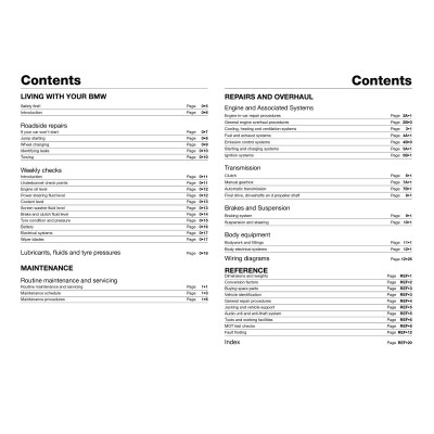 BMW 5-Series 6-cyl Petrol (April 96 - Aug 03) Haynes Repair Manual