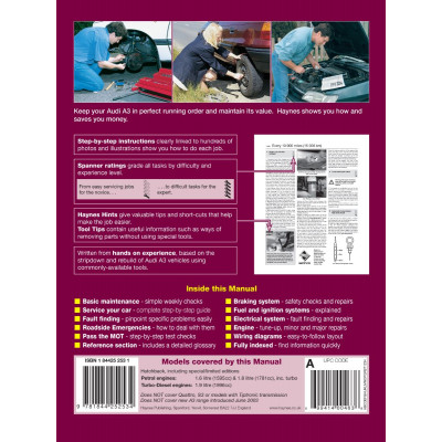 Audi A3 Petrol & Diesel (96 - May 03) Haynes Repair Manual