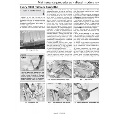 Audi A3 Petrol & Diesel (96 - May 03) Haynes Repair Manual