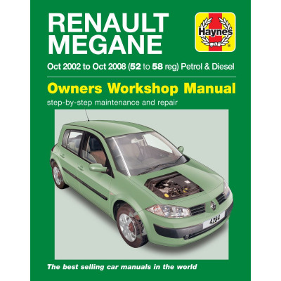 Renault Megane Petrol & Diesel (Oct 02 - 08) Haynes Repair Manual