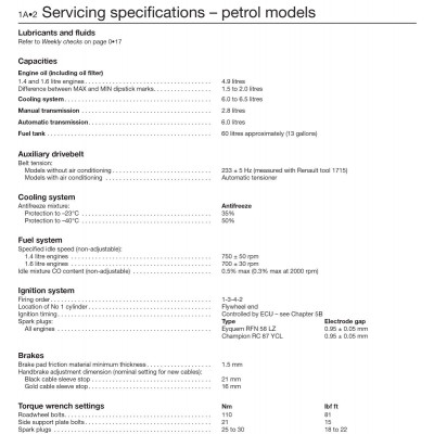 Renault Megane Petrol & Diesel (Oct 02 - 08) Haynes Repair Manual