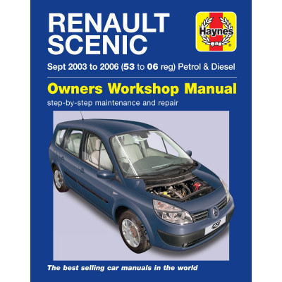 Renault Scenic Petrol & Diesel (Sept 03 - 06) Haynes Repair Manual