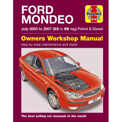 Ford Mondeo Petrol & Diesel (July 03 - 07) Haynes Repair Manual