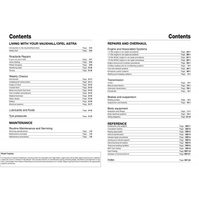 Vauxhall/Opel Astra Diesel (May 04 - 08) Haynes Repair Manual