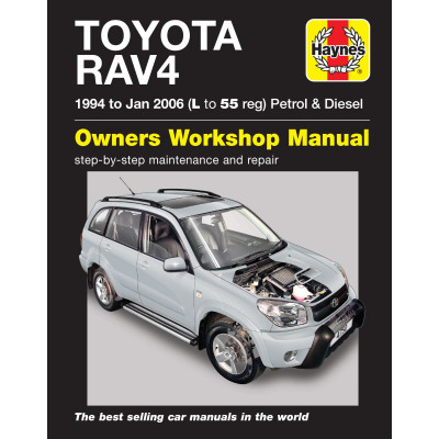 Toyota RAV4 Petrol & Diesel (94 - Jan 06) Haynes Repair Manual