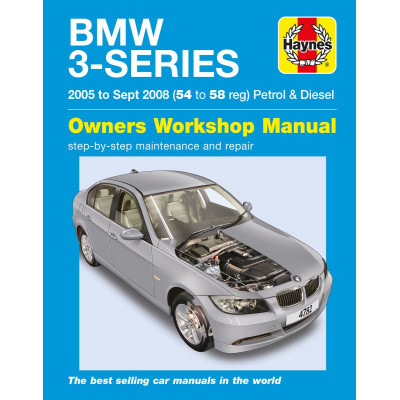 BMW 3-Series Petrol & Diesel (05 - Sept 08) Haynes Repair Manual