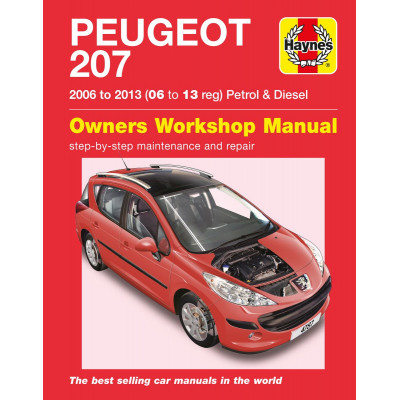 Peugeot 207 Petrol & Diesel (2006 - 2013) Haynes Repair Manual