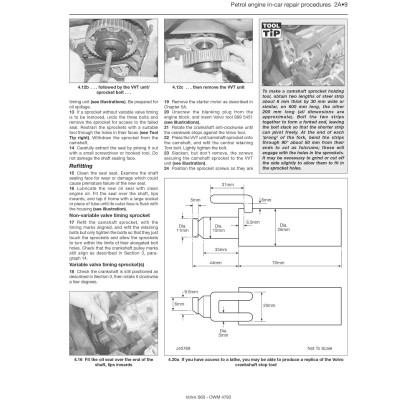 Volvo S60 Petrol & Diesel (00 - 09) Haynes Repair Manual