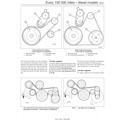 Ford C-Max Petrol & Diesel (03 - 10) Haynes Repair Manual
