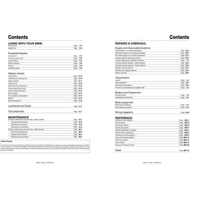 BMW 1-Series 4-cyl Petrol & Diesel (04 - Aug 11) Haynes Repair Manual