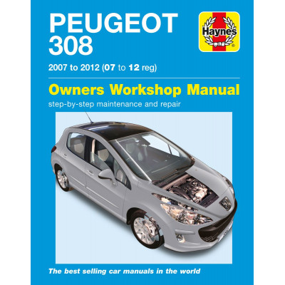 Peugeot 308 Petrol & Diesel (07 - 12) Haynes Repair Manual