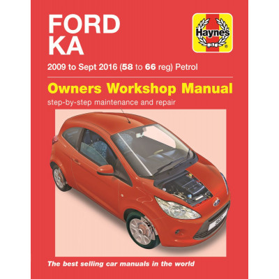 Ford Ka Petrol (09 - 16) Haynes Repair Manual