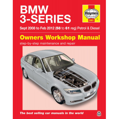 BMW 3-Series Petrol & Diesel   (Sept 08 to Feb 12) Haynes Repair Manual